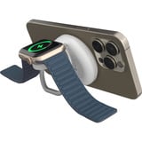  HyperJuice Qi2 2-in-1 Magnetischer Ladeständer, Ladestation weiß/silber