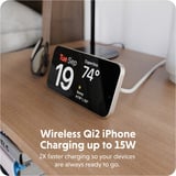  HyperJuice Qi2 2-in-1 Magnetischer Ladeständer, Ladestation weiß/silber