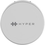  HyperJuice Qi2 2-in-1 Magnetischer Ladeständer, Ladestation weiß/silber