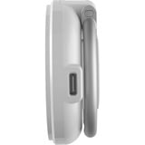  HyperJuice Qi2 2-in-1 Magnetischer Ladeständer, Ladestation weiß/silber