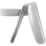  HyperJuice Qi2 2-in-1 Magnetischer Ladeständer, Ladestation weiß/silber