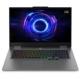 Lenovo LOQ 17IRX10 (83JH000XGE), Gaming-Notebook grau, Intel® Core™ i7-14700HX, NVIDIA GeForce RTX 5070, 16 GB DDR5, 512 GB (512 GB SSD), ohne Betriebssystem