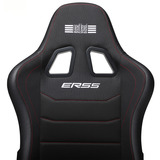 Next Level Racing ERS5 Elite Liegesitz, Rennschalensitz schwarz/weiß, Fabric & Mesh Edition