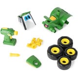 TOMY Bau dir deinen Johnny Traktor mit Schraubendreher zum Zusammenbauen, Konstruktionsspielzeug 