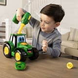 TOMY Bau dir deinen Johnny Traktor mit Schraubendreher zum Zusammenbauen, Konstruktionsspielzeug 