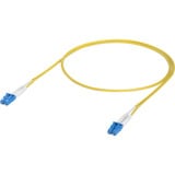 Ubiquiti OS2 Duplex LC-LC UPC Glasfaser-Patchkabel, 50 Stk gelb, 1 Meter