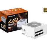 GIGABYTE GP-UD1000GM PG5 V2 ICE, PC-Netzteil weiß, 1x 12-Pin High Power GPU, 5x PCIe, Kabel-Management, 1000 Watt