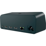 ICY BOX IB-DK2300-CH, Dockingstation anthrazit, mit LCD-Display