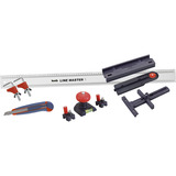 KWB LINE MASTER Präzisionslineal-Set, 800mm Führungsschiene 10-teilig