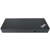 Lenovo Thunderbolt 3 Dock Gen 2 Generalüberholt, Dockingstation schwarz, HDMI, DisplayPort, USB, Thunderbolt 3