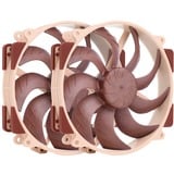 Noctua NF-A14x25r G2 PWM Sx2-PP, Gehäuselüfter braun/beige, 140 mm