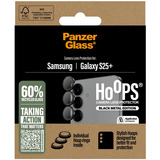 PanzerGlass Hoops Kameraschutz, Schutzfolie schwarz, Samsung Galaxy S25+