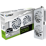 Palit GeForce RTX 5060 OC WHITE 8GB, Grafikkarte weiß, DLSS 5, 3x DisplayPort, 1x HDMI 2.1