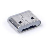 SMARTKEEPER ESSENTIAL USB-C Port Lock (CL04) + Lock Key Mini (U04), Einsteckschloss Farbcode Grau, 4 Stück + 1 Schlüssel