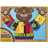 Spin Master Melissa & Doug - Ich zieh mich an Tafel, Geschicklichkeitsspiel 
