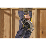 Stanley Akku-Handkreissäge (SFMCS550B-XJ), 18Volt schwarz/gelb, ohne Akku und Ladegerät