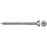 fischer Spanplattenschraube PowerFast 6,0x200 Senkkopf TX 100 Stück, mit Teilgewinde, Edelstahl A2