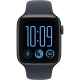 Apple Watch SE 3, Smartwatch schwarz, 44 mm, Sportarmband Navyblau S/M, Cellular