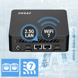 MSI Cubi NUC AI+ 3MG-008DE, Mini-PC schwarz, Windows 11 Pro
