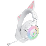 Razer Kraken Kitty V3 Pro, Gaming-Headset weiß, Bluetooth, USB-Dongle, USB-Kabel