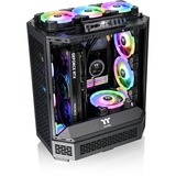 Thermaltake The Tower 600 Black, Tower-Gehäuse schwarz, Tempered Glass x 3