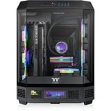 Thermaltake The Tower 600 Black, Tower-Gehäuse schwarz, Tempered Glass x 3