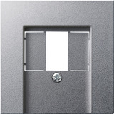 Gira Abdeckung für USB-Spannungsversorgung Power Delivery aluminium, Retail