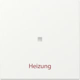 Gira Wippe Kontrollfenster und Heizung Ein Aus weiß, Retail
