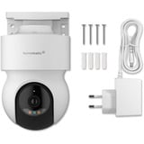 Homematic IP Außenkamera (HmIP-CO), Überwachungskamera weiß, 5MP, WLAN
