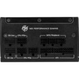 MSI MPG A850GS PCIE5, PC-Netzteil schwarz, 1x 12-Pin High Power GPU, 3x PCIe, Kabelmanagement, 850 Watt