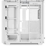 Sharkoon Rebel C70G RGB , Tower-Gehäuse weiß/holz, Tempered Glass