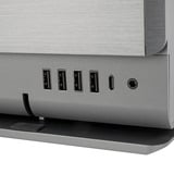 SilverStone SST-CW04TB Crown 04, HTPC-Gehäuse dunkelgrau