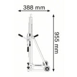 Bosch Professional Bohrständer GCR 350 Professional, Halterung blau