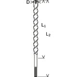 Bosch Professional PRO SDS max-7 Hammerbohrer, Ø 37mm Arbeitslänge 450mm