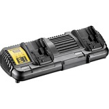 DEWALT Doppel-Ladegrät DCB132, Ladegerät schwarz, für Flexvolt-Akkus und XR Schiebeakkus