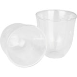 DeLonghi Cappuccino-Gläser (2er-Set), Glas transparent, 2 x 270ml