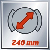 EINHELL Auto Poliermaschine CC-PO 90 rot, 90 Watt, Polierteller Ø 240mm