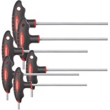 GEDORE Red 2K-T-Griff-Winkelschraubendreher-Satz, 6-teilig rot/schwarz