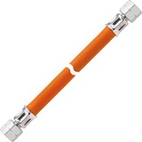 GOK Mitteldruck-Schlauchleitung Gas, 1,5 Meter orange, bis 10 bar, Gummi mit Textileinlage