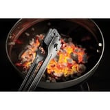 Napoleon Holzkohle-Rechen und -Zange, Grillbesteck silber/schwarz