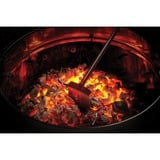 Napoleon Holzkohle-Rechen und -Zange, Grillbesteck silber/schwarz