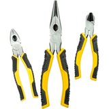 Stanley Zangenset Control-Grip FatMax STHT0-75094, Zangen-Set Kombizange, Seitenschneider, Spitzzange