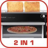 Tefal Toast-Ofen TL 6008, Toaster schwarz/silber, Retail