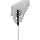 Wera Elektroniker-Kreuzschlitzschraubendreher 2050 schwarz/grün, PH 0