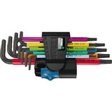 Wera Winkelschlüsselsatz 967 SL/9 Sechsrund HF, Schraubendreher mit Halteclip