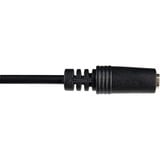 goobay Kabel 3,5mm-Stecker > 2x 3,5mm-Kupplung schwarz, 20cm, stereo