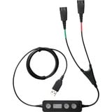 Jabra LINK 265 USB Schulungskabel, USB-A Stecker > 2x QD schwarz