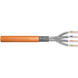 Digitus Professional Cat7 S/FTP Verlegekabel simplex, Dca orange, 1.000 Meter Trommel