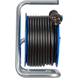 Brennenstuhl Garant Kompakt Indoor-Kabeltrommel, 3-fach  blau/schwarz, 15 Meter, 2x USB