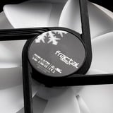 Fractal Design Prisma AL-12 PWM ARGB , Gehäuselüfter weiß/transparent, Einzellüfter, 120 mm